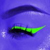 DELISOUL Neon Liquid Eyeliner Pen, Waterproof Smudge-proof Pigmented Eye Liner, Glow Brightly Under UV Lights, Colorful Eye Makeup For Rave Party Music Festival, Neon Green