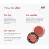 Love Earth Lip Tint & Cheek Tint Multipot-Got Your Back With Richness Of Essential Oils And Vitamin E For Lips, Eyelids & Cheeks