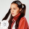 FOMIYES 10pcs Metal Snap Hair Clips, Punk Hairpins, Silver Heart Crosses Pendant Hair Barrettes, Thick Thin Hair Accessories Hip Hop Hair for Women Girls