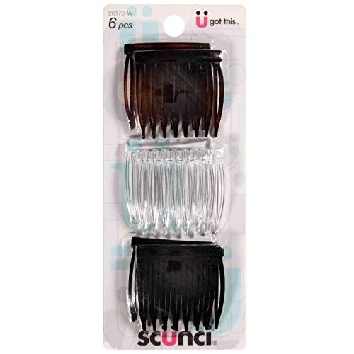 Scunci 4CM Small Side Combs, 6 pcs