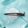 Turquoise and White Skull Rose Hair Clip from Sourpuss Clothing, 4"