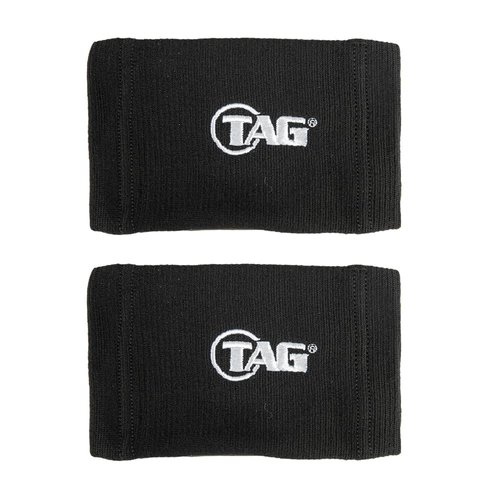TAG Adult Wrist Coach - Single Window Size 4.5" x 3" - Baseball Soccer Football Play Coach Playbook Quarterback Wristband - 1 Count - Black