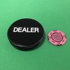 Yuanhe Casino Craps Dealer Button - 3Inch Double Sided Puck Buttons, Great for Poker, Texas Hold 'em & Card Games