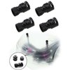 4Pcs ShareGoo Metal RC Body Shell Mount Column Hole Locator for 4-6mm RC Car Shell Compatible with HSP HPI Tamiya Axial 1/10 RC Car Truck
