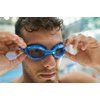 Arena Unisex Adult Air-Soft Anti-Fog Swim Goggles for Men and Women Recreational Swimming Superior Comfort Air Seals Technology, Blue/Clear