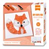 Boqin DIY String Art Kit - Cute Fox Craft Kit with String Art Patterns, Pushpins, Crafting Supplies, String Art Kit for Kids Gift for 9-12 Girls Unique Gift for Home Wall Decorations