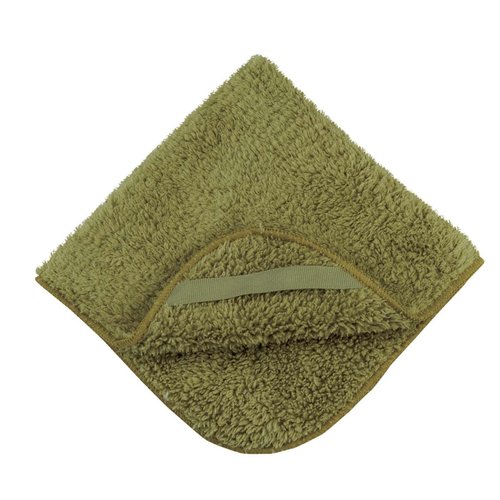 Hollywood Face Lush Microfiber Towels (12"x12" Wash Cloth (3-pcs), Olive)