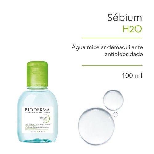 Bioderma - Sébium H2O - Micellar Water - Face Cleansing and Makeup Remover - Micellar Water for Combination to Oily Skin