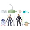 STAR WARS Mission Fleet, 2.5-Inch Scale Grogu Action Figure Set with 4 Figures & 7 Accessories, Toys for 4 Year Old Boys & Girls