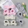 Spa Headband and Wristband Set,Face Wash Spa Headband and Wristband Set, Face Wash Headband Makeup Skincare Headband Wrist Bands Microfiber Wristbands for Women Girls Skin Care-Pink+White