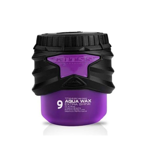 Generic Gutts Professional 9 Titanium seriess Aqua Hair Wax Extra Shine Fix & Style Creative Shaping Glossy Look maximum Performans 150 ml, Purple
