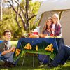 Breling Camping Party Decorations Camping Tablecloth Adventure Camp Out Table Cover Plastic Rectangular Picnic Hiking Table Cloth for Picnic Hiking Camping Birthday Party Supplies(2 Pieces)