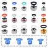 15pcs Faucet Adapter Kit, Brass Faucet Aerator Adapter Set Male Female Kitchen Faucet Adapter Converter to Faucet Aerator, Garden Hose, Standard Hose in RV, Apply on Both Removable and Cache Aerator