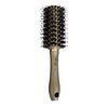 Halo Titanium Round Brush 2.5" - Curling, Waving, Smoothing, Blowouts, Hair Styling | Boar/Nylon Bristles Mix | Achieve Faster Drying Time | Great for Sensitive Scalps, Wigs and Extensions