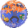 Toyland® 18 Inch Round Blippi Character Foil Balloon - Kids Party Decorations