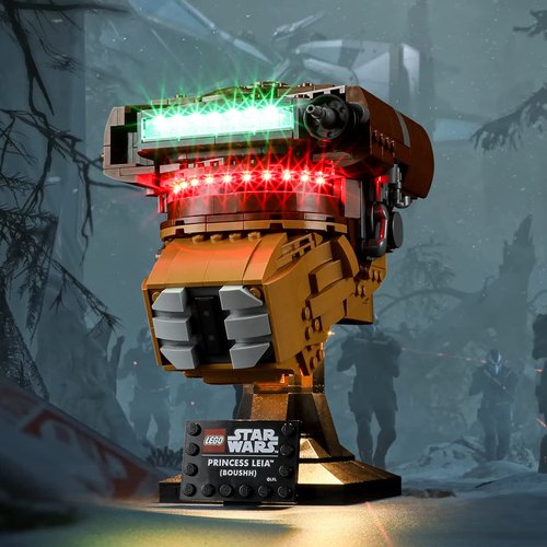 LIGHTAILING Led Lighting Kit for Lego- 75351 Princess-Leia (Boushh) Helmet Building Blocks Model - LED Light Set Compatible with Lego Model(Not Include Lego Model)
