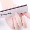 10Pcs Nail File 80/100 Grit Professional Nail Files and Buffers for Natural Nails, Double Sides Washable Block Disposable Nail Files for Nail Art DIY or Nail Manicure Salon