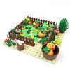 Sufeasdf Barn and Farm Building Block Set A, Chicken Coop, Garden, Crops, Compatible with Lego 853792 Accessory for Ages 6-12