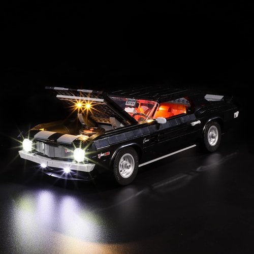 LIGHTAILING Light for Lego-10304 Camaro-Z28 - Led Lighting Kit Compatible with Lego Building Blocks Model - NOT Included The Model Set