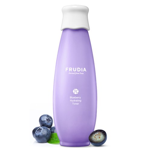WELCOS FRUDIA Blueberry Hydrating Toner | Moisturizing Toner w/Blueberry Extract, Vegan Panthenol, WS BS Care EX | Korean Skin Care Toner for Sensitive Skin | Face Toner for Men & Women (6.59 fl oz)