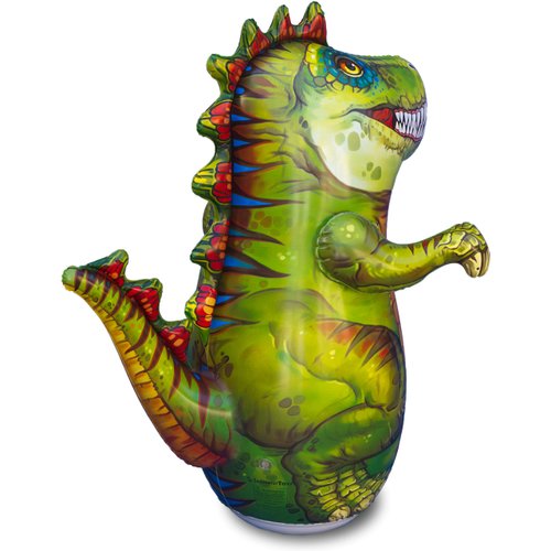 Inflatable T-Rex Dinosaur Bop Bag for Kids | Premium 48" Tall 3-D Bounce Back Punching Bag Toy