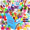 Dilycery 120 Pcs Party Favors Toy for Kids, Treasure Box Carnival Prizes for Classroom School Rewards, Christmas Stocking Stuffers, Goodie Bag Pinata Fillers Bulk Toys for Boys Girls