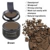 ZENTANMEI Root Touch Up Hairline Powder for Women & Men, Gray Hair Cover Up, Hairline Shadow Powder Waterproof & Windproof, 0.14 oz Root Cover Up Powder for Thinning Hair (Brown)