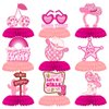 Western Cowgirl Party Decorations, Cowgirl Honeycomb Centerpieces for Disco Bachelorette Party Birthday Party Decorations, Let's Go Girls Cowgirl Bachelorette Party Supplies
