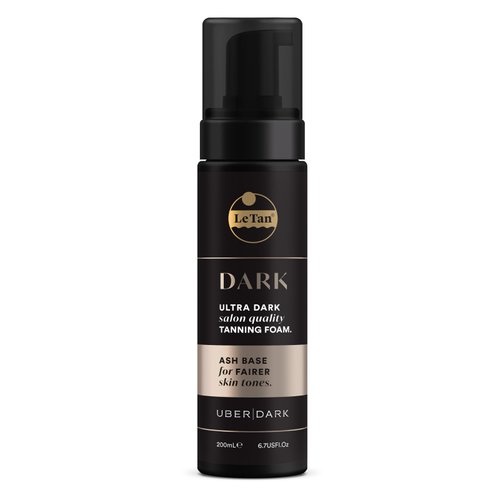Tanning Foam Self Tan Mousse | Self Tanner Foam Ultra Dark Salon Quality Moisturizes & Hydrates for Streak Free Long Lasting Result, No Fake Tan Smell 6.7oz Dark Cool - Brown Tan (Dark Ash)