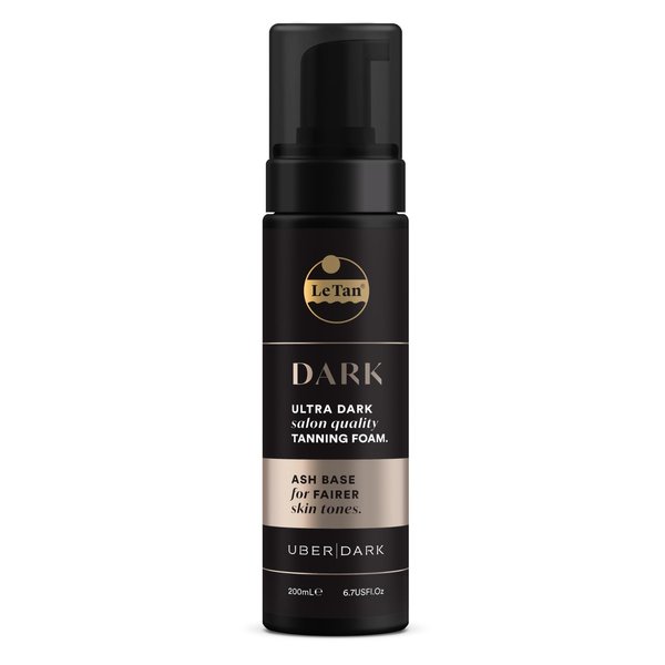 Tanning Foam Self Tan Mousse | Self Tanner Foam Ultra Dark Salon Quality Moisturizes & Hydrates for Streak Free Long Lasting Result, No Fake Tan Smell 6.7oz Dark Cool - Brown Tan (Dark Ash)