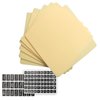 Padieoe 3MM Thick Tattoo Practice Skin, 6pcs 7.8x7.8in Tattoo Fake Skin Blank Double Sides Tattoo Skin Tattoo Practice Sheet Soft Silicone Skin with 2 Tattoo Templates for Tattoo Beginner N201099-S-6K