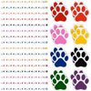Weecent 32 Pcs Party Favors Kids Stationery Include 8 Colors Paw Print Pencil and Notpads Colorful Wooden Writing Pencils and Small Notebooks for Birthday Gifts Classroom Supplies