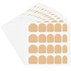 240 Pieces Adhesive Nail Tabs Thickening False Nail Tips Manicure Double Sided Tape Adhesive Tabs for Nail Accessories Nail Salon Supplies (Yellow)