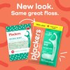 Plackers Micro Line Dental Floss Picks, Fold-Out FlipPick, Tuffloss, Easy Storage with Sure-Zip Seal, Fresh Mint Flavor, 90 Count (Pack of 3) (Packaging May Vary)