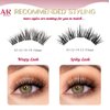 AR Beauty DIY Eyelashes Extension Kit 144-Pcs Lash Clusters D Curl with Mixed Individual Lashes, Lash Bond and Seal Glue, Tweezer, Lash Remover & easy to Apply at Home (30D+40D-0.07D-10-16MIX KIT).
