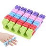 20pcs Toe Separators Finger Dividers (10 Pairs) Disposable Pedicure for Nail Foot Salon, Foam Toe Separators Professional Nail Art Fingers Foots Sponge Cushions for Nail Polish