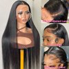 Profairsor 28 Inch Straight Lace Front Wigs Human Hair 180% Density Straight Human Hair Wigs for Black Women Glueless 13x4 Lace Front Wigs Human Hair Pre Plucked Lace Frontal Wigs Human Hair
