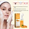 Jaysuing Turmeric Face Wash,Turmeric Facial Cleanser, Turmeric Facial Wash,Turmeric Foaming Cleanser for All Skin Types(2pcs)