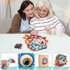 Jiroinlly Wooden Puzzles for Kids,100 Pieces Ocean Puzzle,Unique Fish Shaped Wooden Puzzle, Preschool Puzzle Toys, Give Your Kids/Grandchildren, Suitable for Family Games