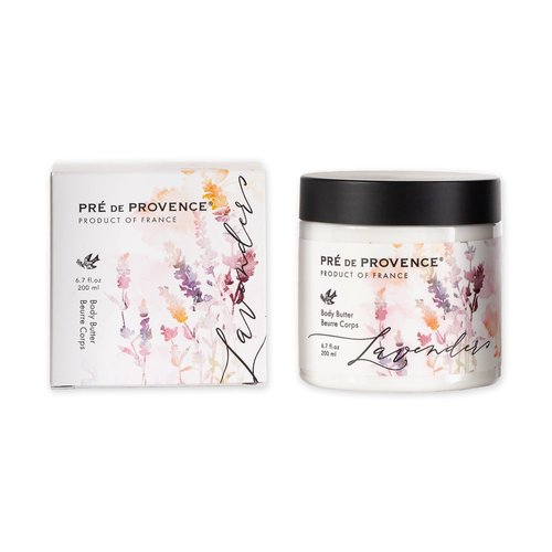 Pre de Provence Provincial Collection Lavender Oil Infused, Luxurious & Soothing, Body Butter Souffle, 6.7 Fl Oz