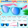 GIFTINBOX Kids Sunglasses Bulk, 16 Pack Kids Sunglasses Party Favor with UV400 Protection, Neon Sunglasses for Boys Girls Goody Bag Stuffers, Beach Pool Birthday Party Favors for Kids 3 4 5 6 7 8