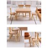 Z MAYABBO Wooden Dollhouse Furniture of Table & Chair, Miniature Dollhouse Accessories of Dining Room Accessory - 1/12 Scale