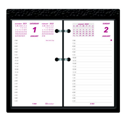 Brownline 2022 Daily Desk Calendar Refill, 12 Months, January to December, 6" x 3.5" (C2R-22)