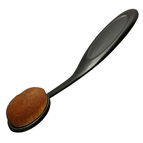 Oval Makeup brush for makeup application and skincare moisturizers by Pree Cosmetics