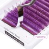 Light purple YY Eyelash Extension Lashes D Curl 0.07mm, 8-15mm Faux Mink Cluster Lash Extensions Soft Y Lashes Extensions Premade (8-15MM, 0.07-D,Light purple)