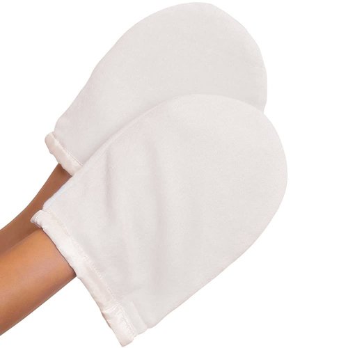 ForPro Thermal Mitts for Paraffin Heat Therapy Spa Treatments, Insulates and Retains Heat, Fits All Hand Sizes, White, One-Pair