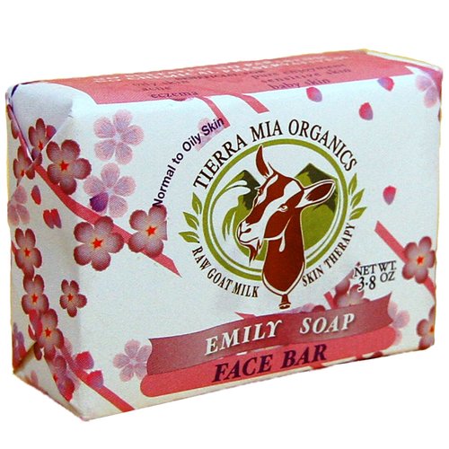 Tierra Mia Organics Raw Goat Milk Soap for Sensitive Skin, 3.8 Ounce