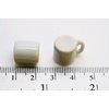 Buy Easy 10 White Gray Ceramic Coffee Mug Tea Cup Size 1 X 1.5 cm Dollhouse Miniatures Food Kitchen Docoration