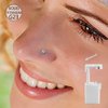 Self NOSE Piercing Gun Kits inside Piercing Rings Disposable Safety 1/100 With Moment Tool With Ring Stud Pierce Kit SS201 (1 Pack)
