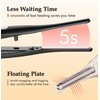 Small Flat Iron, 3/10" Pencil Flat Iron for Short Hair, Pixie Cut and Bangs, Negative Ions Small Hair Straightener for Edges with 10th Adjustable Temper. Auto Shut Off